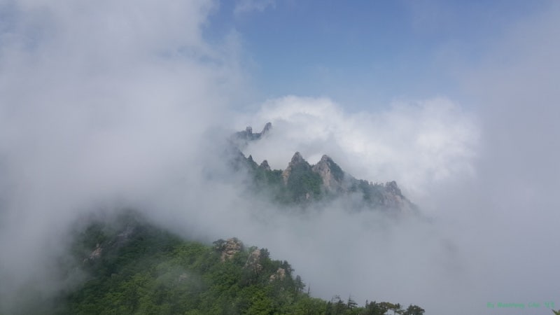 국립공원 설악산 ☆ 구름바다가 만드는 절세가경 공룡능선☆ 설악의 명품코스를 그려봅니....