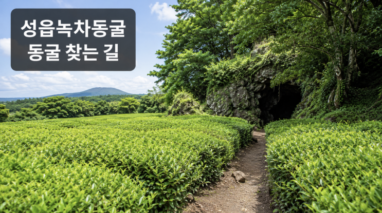  성읍녹차동굴과 오늘은녹차한잔, 동굴 찾는 길
