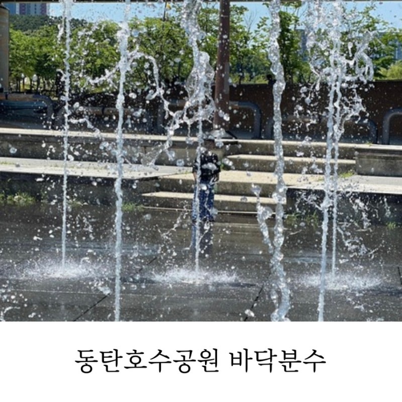 동탄호수공원 바닥분수 개장 (화장실 정보, 이용 꿀팁)