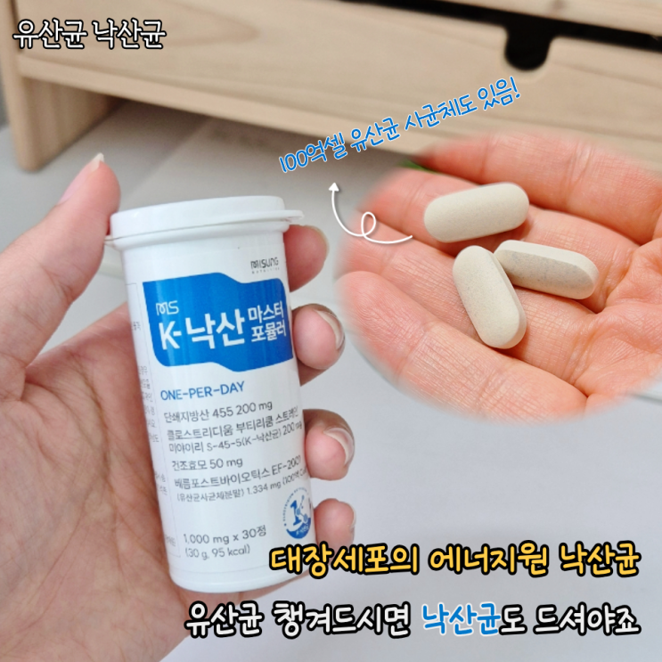  유산균 챙겨먹다가 낙산균까지 먹게된 후기 낙산 프로바이오틱스 후기(ft.미성뉴트리션)