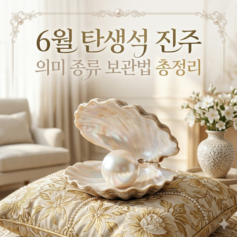 6월 탄생석 진주 의미 종류 보관법 고르는 법 총정리