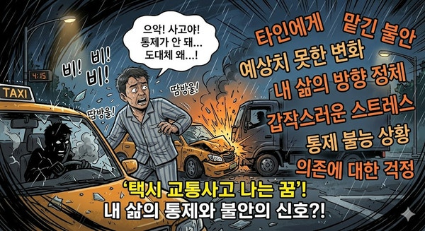 택시 교통사고 나는 꿈