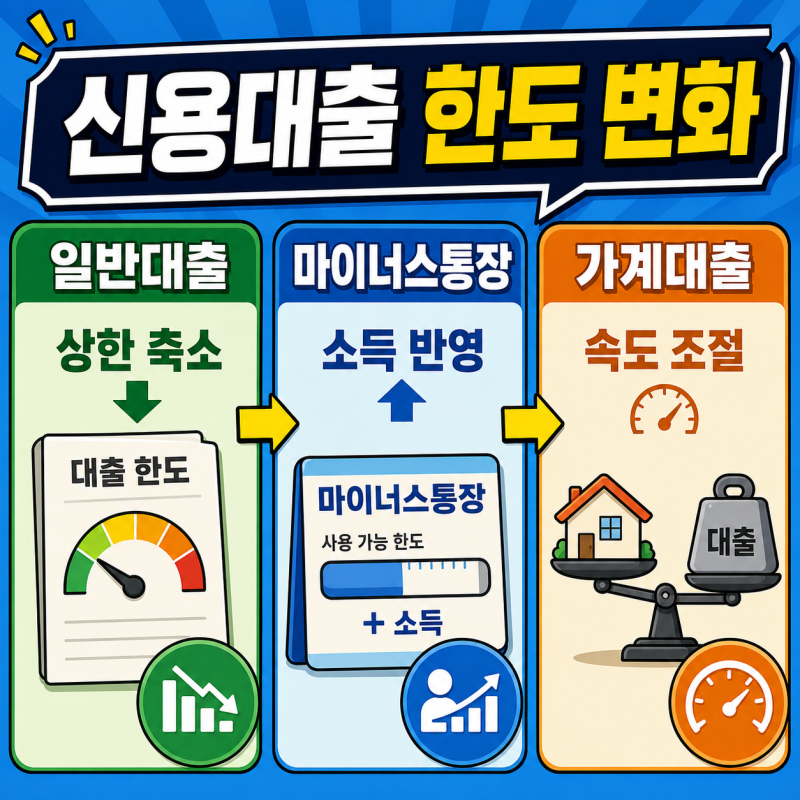 농협은행 신용대출 1억, 마통은 더 좁다