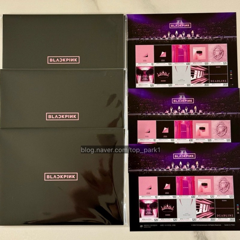 BLACKPINK Commemorative Stamps & Stamp Book: A Record of K-Pop's Global Icons