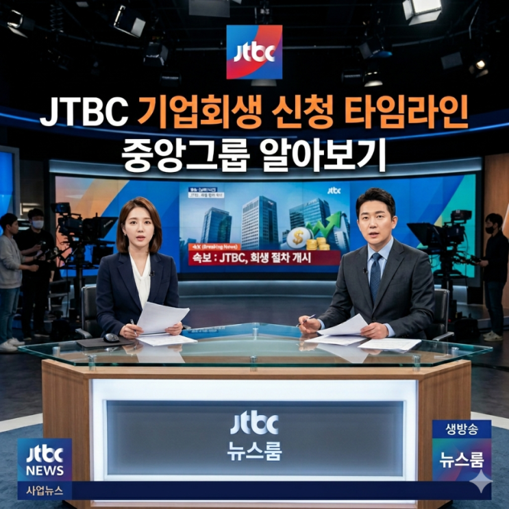 JTBC 기업회생(법정관리) <b>중앙일보 워크아웃</b> 중앙그룹 알아보기