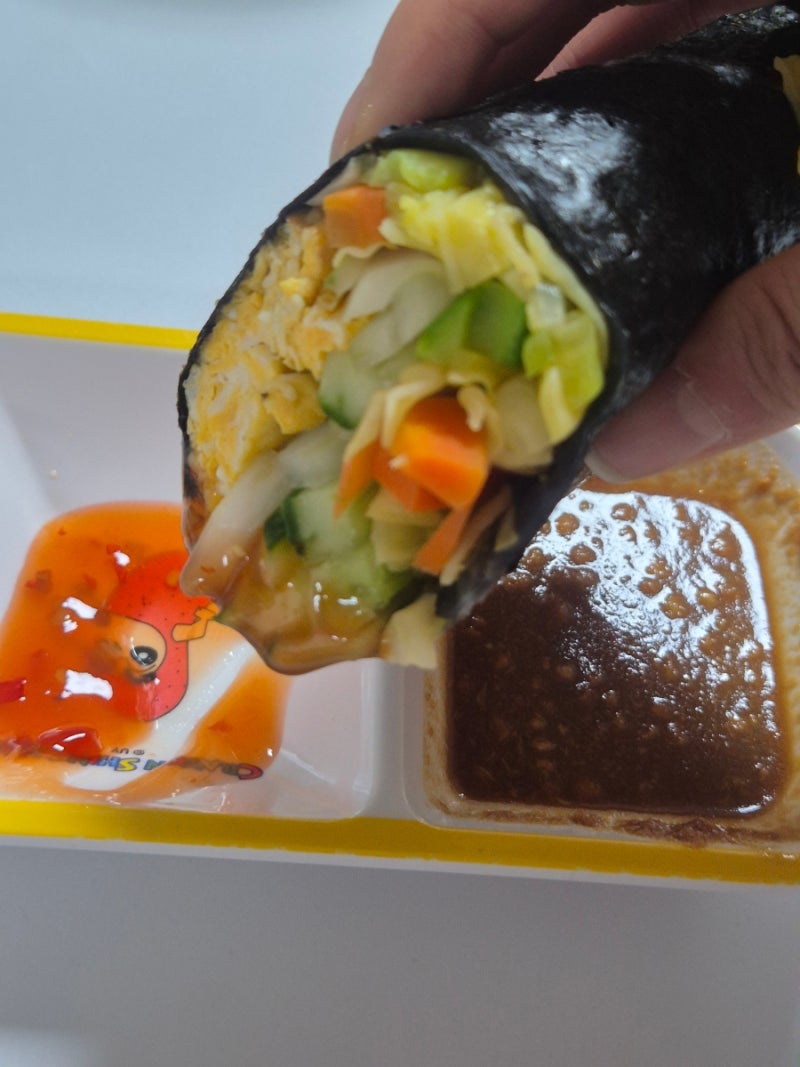 다이어트 월남쌈김밥 만들기 레시피 후기(칼로리 정보, 소스 추천, 잘 마는)