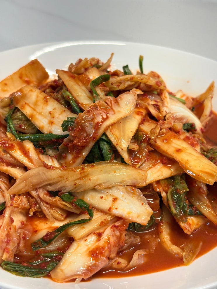  겉절이 인공감미료 제로 건강하고 맛있는 김치 추천