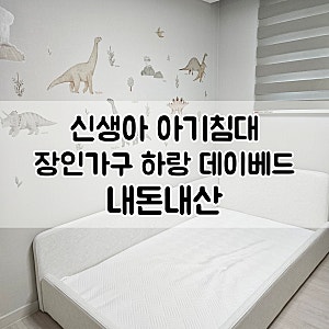 장인가구 하랑 데이베드 저상형 아기침대 내돈내산 후기