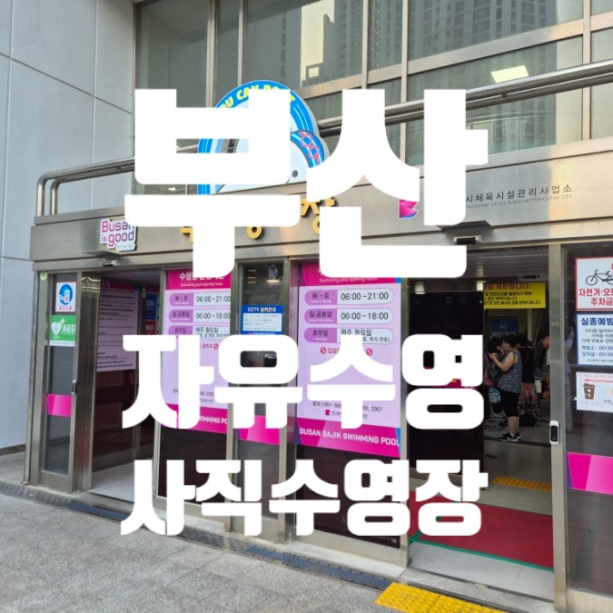 부산 일일자유수영, 부산사직종합운동장실내수영장 자유수영 후기