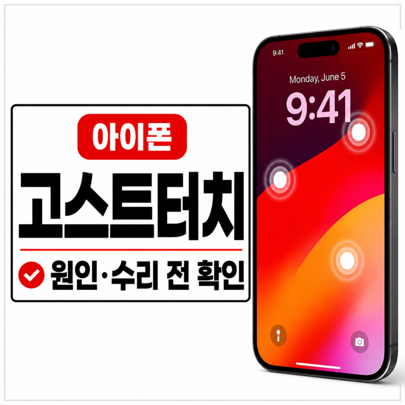 아이폰 고스트터치 터치 오류 생기는 이유와 수리 전 확인할 점