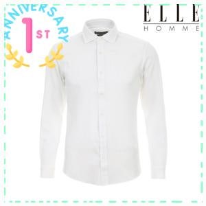 듀퐁와이셔츠 엘르 남성 여름 크리즈 솔리드 슬림핏 긴팔셔츠 41341 끝판왕