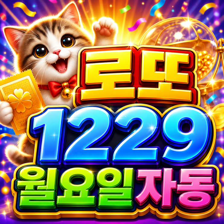  2026 로또 1229회 월요일자동 4장, 2등이 무려 6번이나 나온 판매점의 자동 패턴은!? 놓치면 후회할 핵심 분석! 