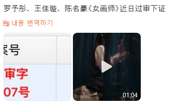  여화사(女画师) 발급 허가