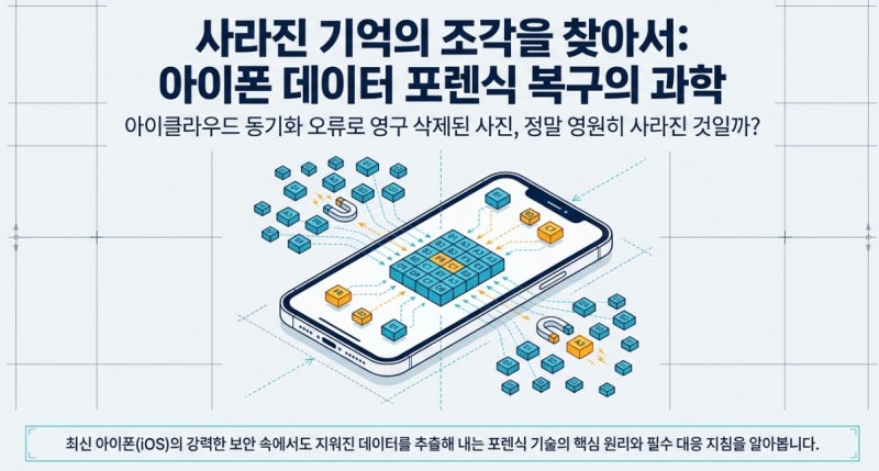 아이폰15프로맥스 동기화 실수 전체 사진 삭제 상황 아이폰 데이터복구 해결 과정!
