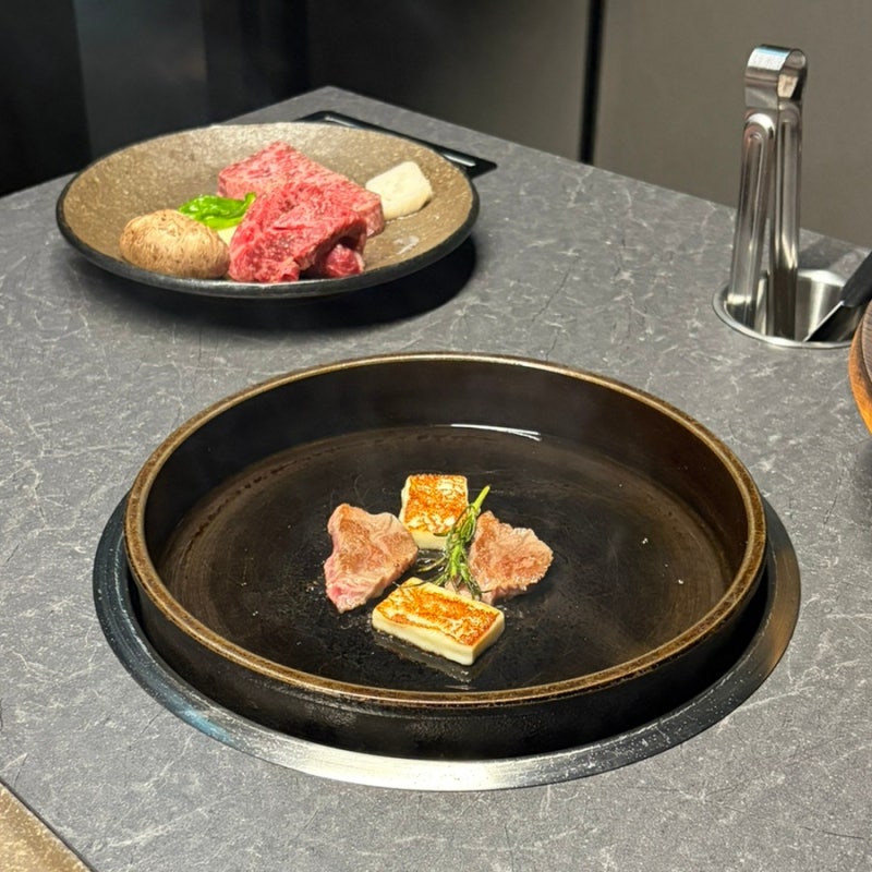 을지로 민규, 런치 한우구이세트 / 생일 디저트 / 개별룸 오마카세 후기