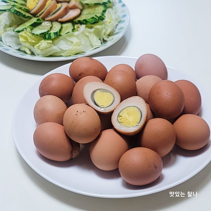 맥반석계란 만들기 압력밥솥 구운계란 깨지지 않고 탱글하게