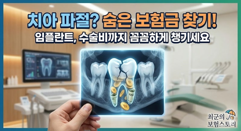 치아파절 임플란트 치조골이식수술 상해수술비 실비 청구 가능 여부 정리