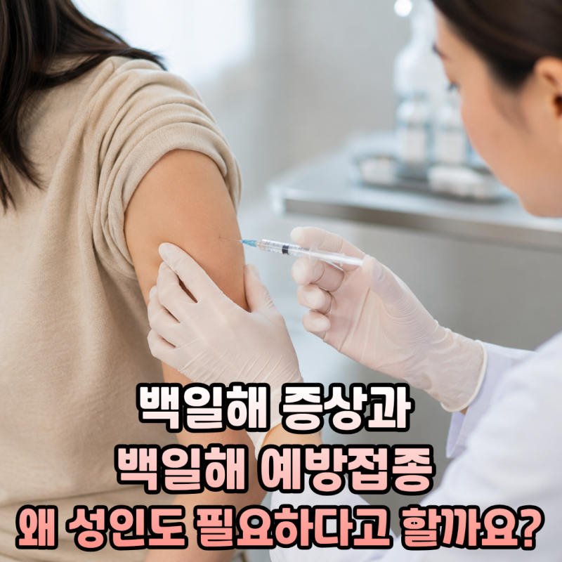 백일해 증상과 백일해예방접종 왜 성인도 필요하다고 할까요?
