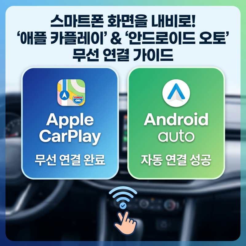 스마트폰 화면을 내비로! '애플 카플레이' & '안드로이드 오토' 무선 연결 가이드