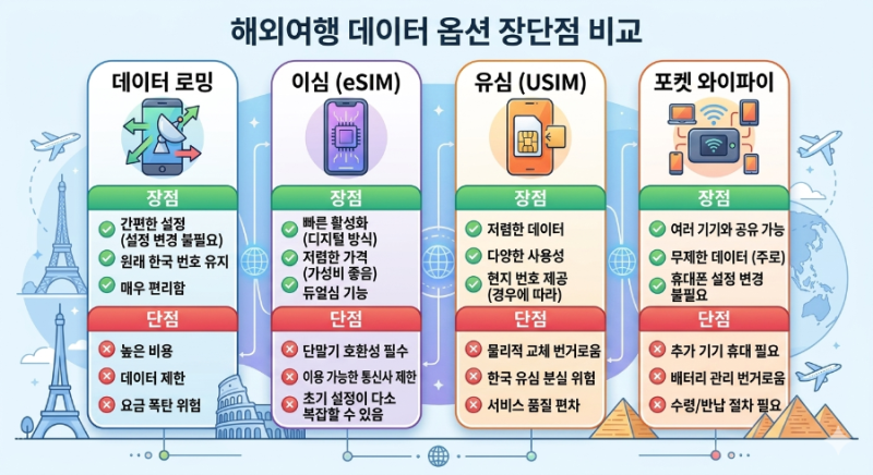 "일본 여행 데이터 총정리! 통화 문자 다 되는 가장 편한 방법은?"
