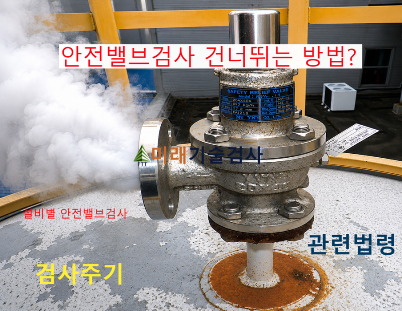 안전밸브 검사 꼭 해야 하나요? 안전밸브 검사의 모든 것(기초부터 관련 법령, 기기별 검사주....