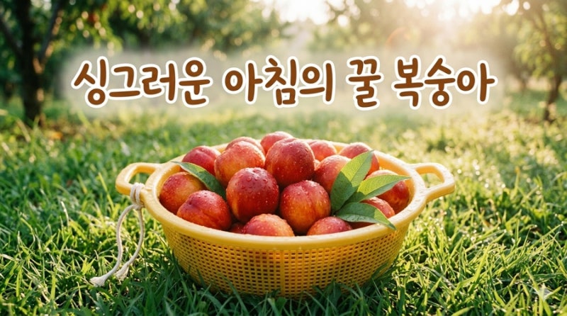 천도복숭아효능 6가지｜후숙방법, 보관법, 맛있게 먹는방법
