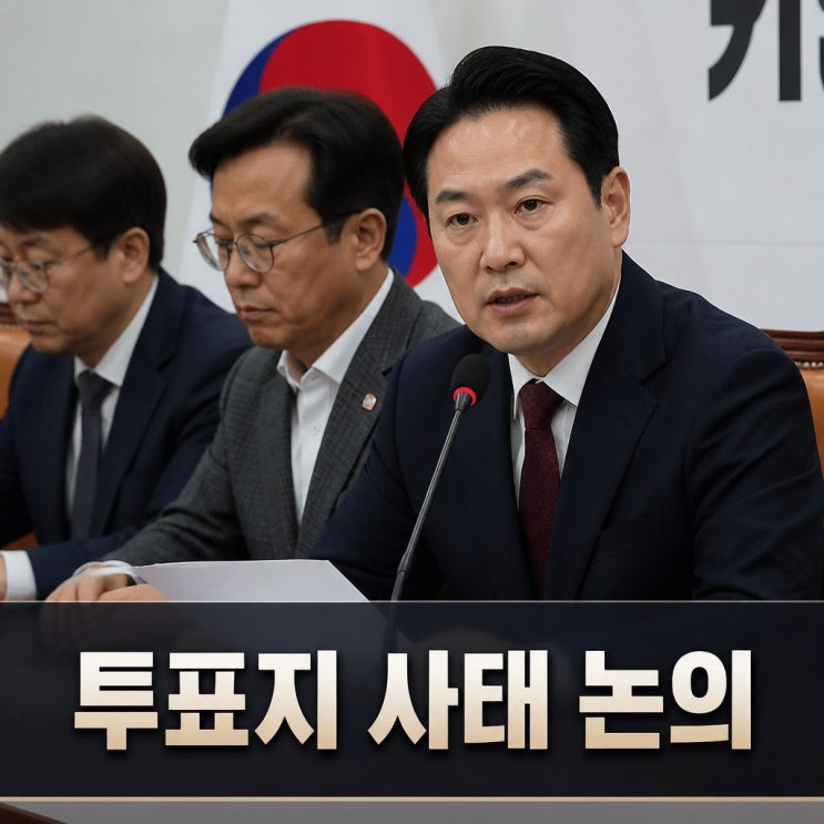 <b>장동혁 최고위</b> 소집, 지선 투표용지 사태 논의