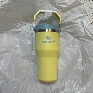 [스탠리 STANLEY] 내돈내산 | 스탠리 아이스플로우 플립 스트로 2.0 텀블러 591ml 포멜로 컬러 실....