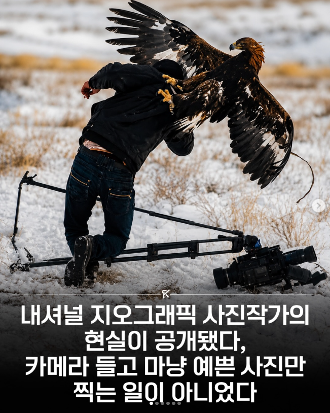 내셔널 지오그래픽 사진작가가 된다는 건