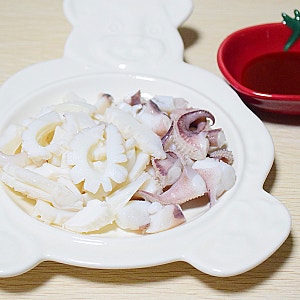 갑오징어 데치기 숙회 요리 오징어 데치는 시간 껍질 벗기기