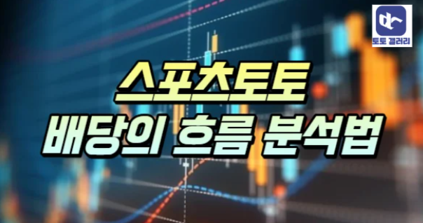  스포츠토토 배당 흐름을 분석하는 방법