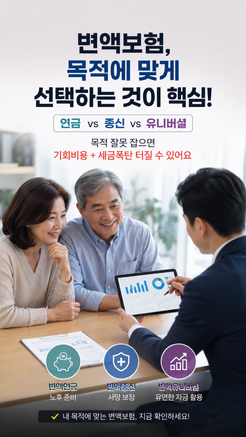변액보험 '이렇게' 잘못 골랐다가, 노후자금 폭탄 맞을 수 있는 '기가막힌 사실'