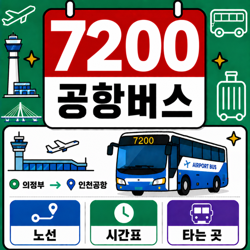 의정부 인천공항 공항버스 예약 방법｜의정부역·의정부시청 7200번 요금·시간표·타는 위치 ....