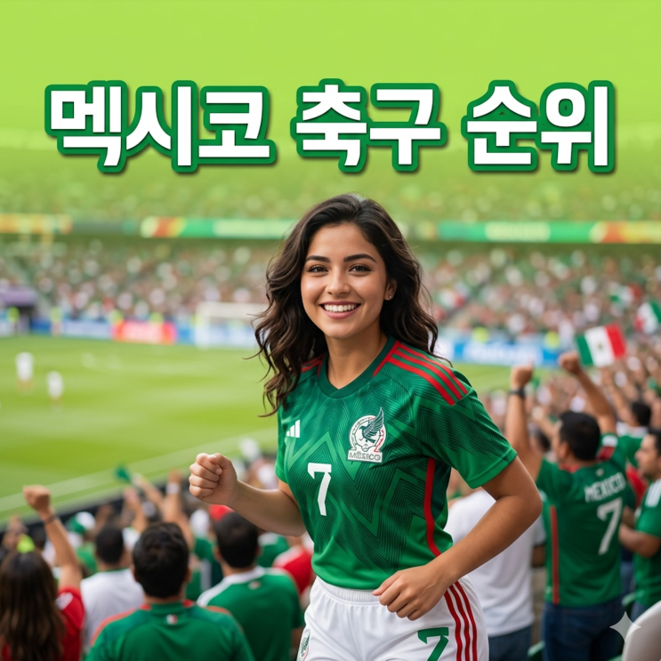 멕시코 <b>축구 순위</b> 피파랭킹, 한국보다 우위였다