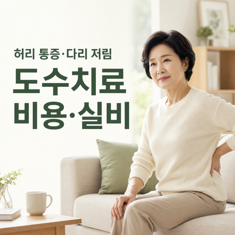 허리 통증과 다리 저림, 도수치료 비용·실비청구 기준