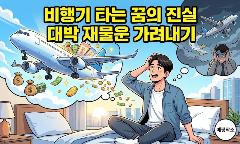 비행기 타는 꿈, 로또 사야 할까? 재물운 터지는 결정적 장면