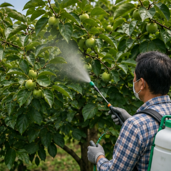 감나무 약치기 탄저병, 낙엽병 예방을 위한 소독 시기와 방법