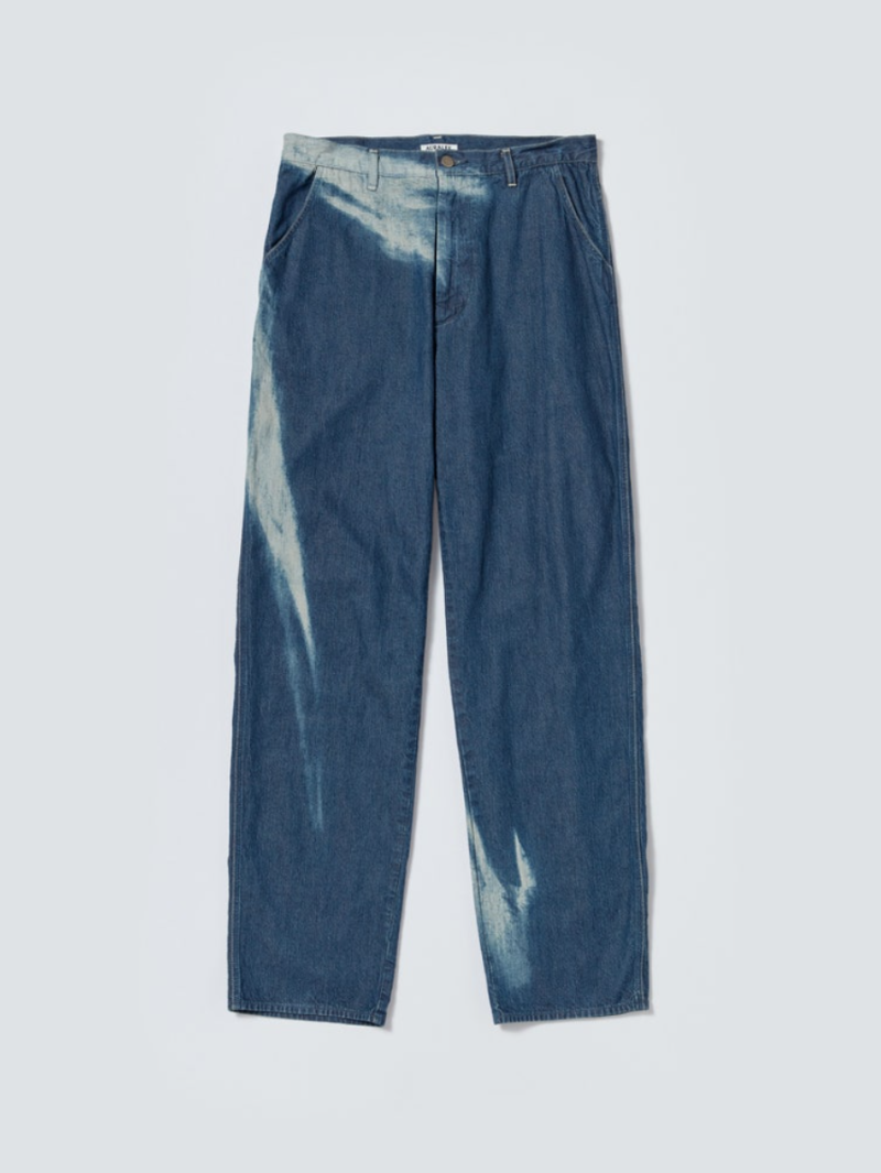 AURALEE 오라리 21SS SUN FADE BLEACH LIGHT DENIM 선페이드 블리치 라이트 데님