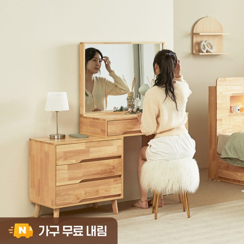 화장대 추천, 까르엠가구 루이스 거울세트 서랍장 써보니 이렇게 편할 줄이야