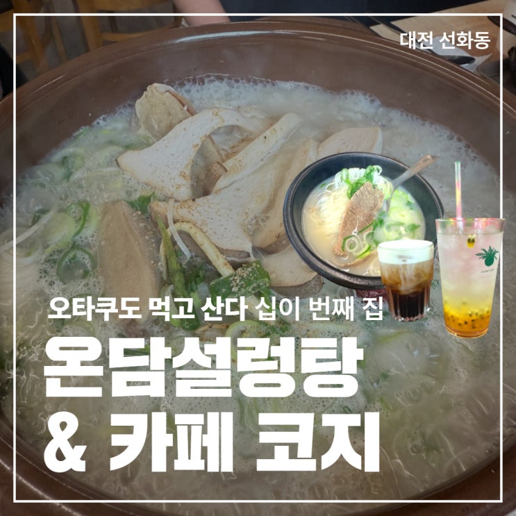  [대전 선화동] 역시 여름에는 이열치열이지 '온담설렁탕' + 베트남 감성 카페 '카페 코지'