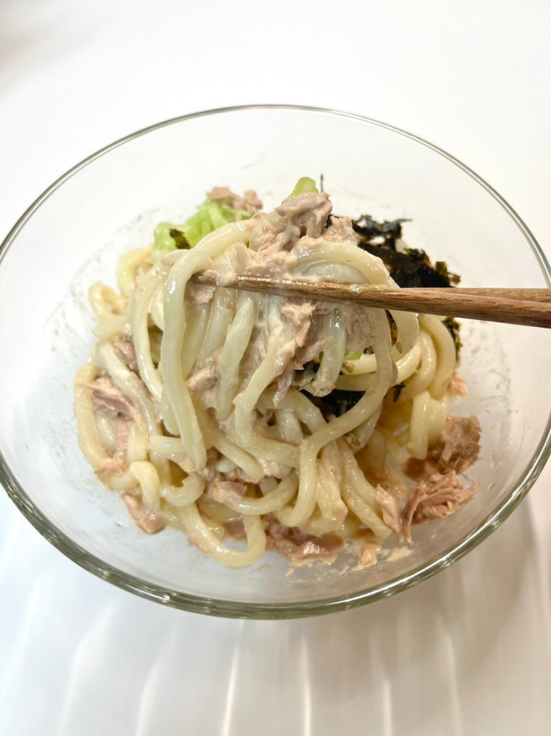 성시경 참치비빔우동 레시피, 10분 간단한 냉우동 만들기