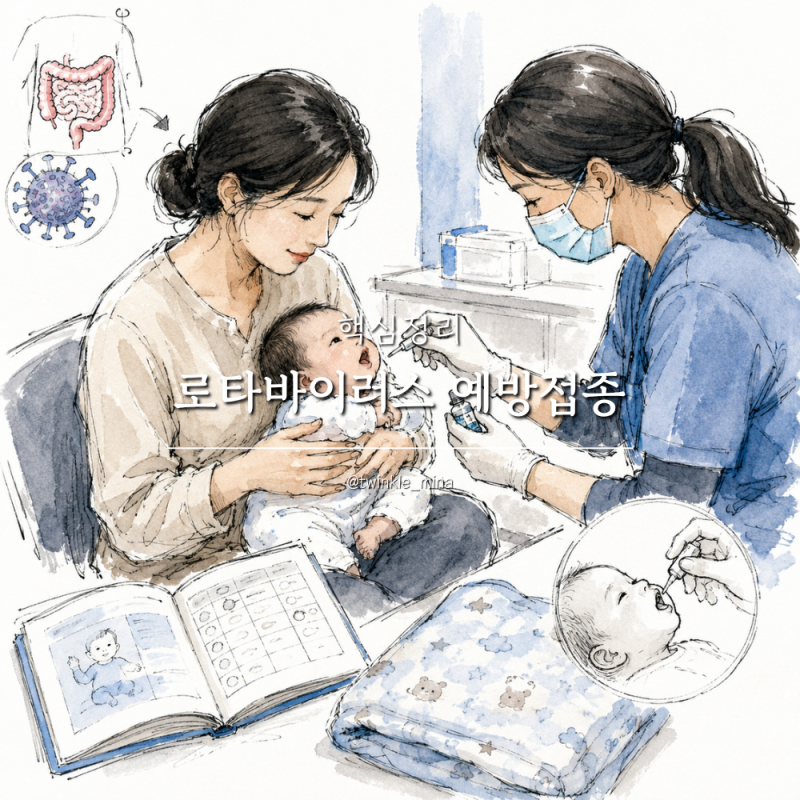 생후2개월 신생아 로타바이러스 예방접종 핵심정리
