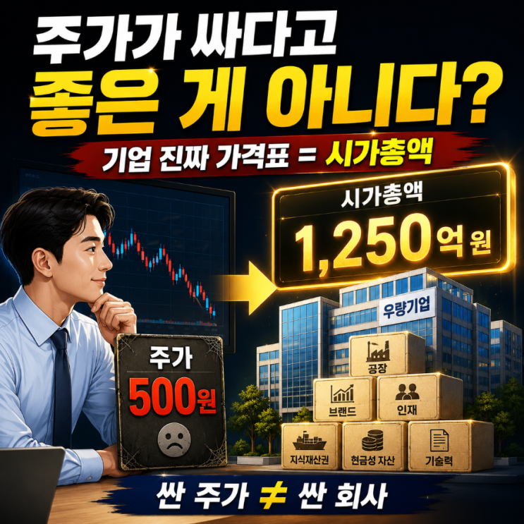  "주가가 싸다고 좋은 게 아니다?" 이책임이 알려주는 기업 진짜 가격표 '시가총액'