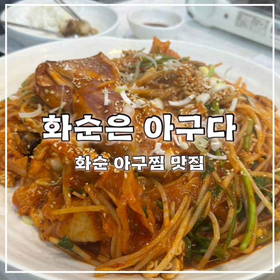 화순은아구다 사진 1