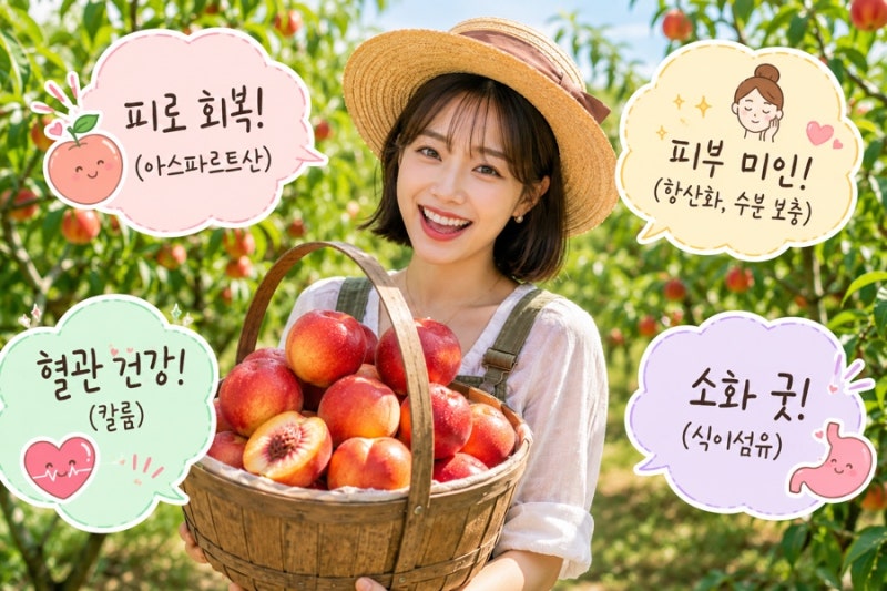 신비복숭아 뜻 효능 부작용 총정리(+일반복숭아 납작복숭아와 당도 가격 차이점