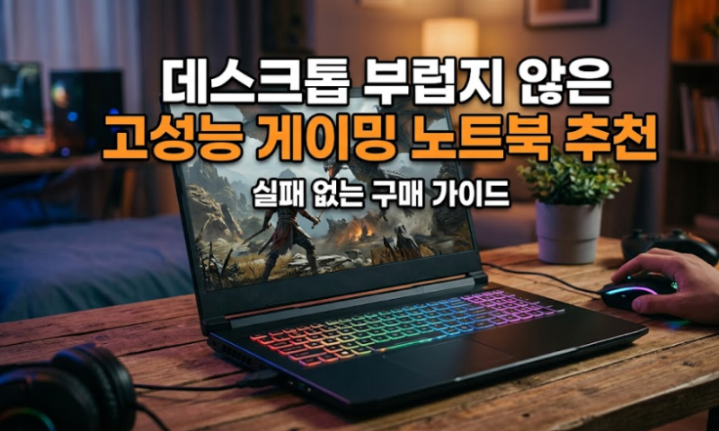 데스크톱 부럽지 않은 고성능 게이밍 노트북 추천