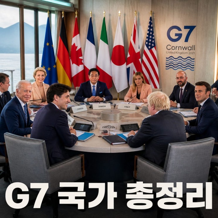 <b>g7 국가</b> 명단과 한국 정회원 여부 총정리