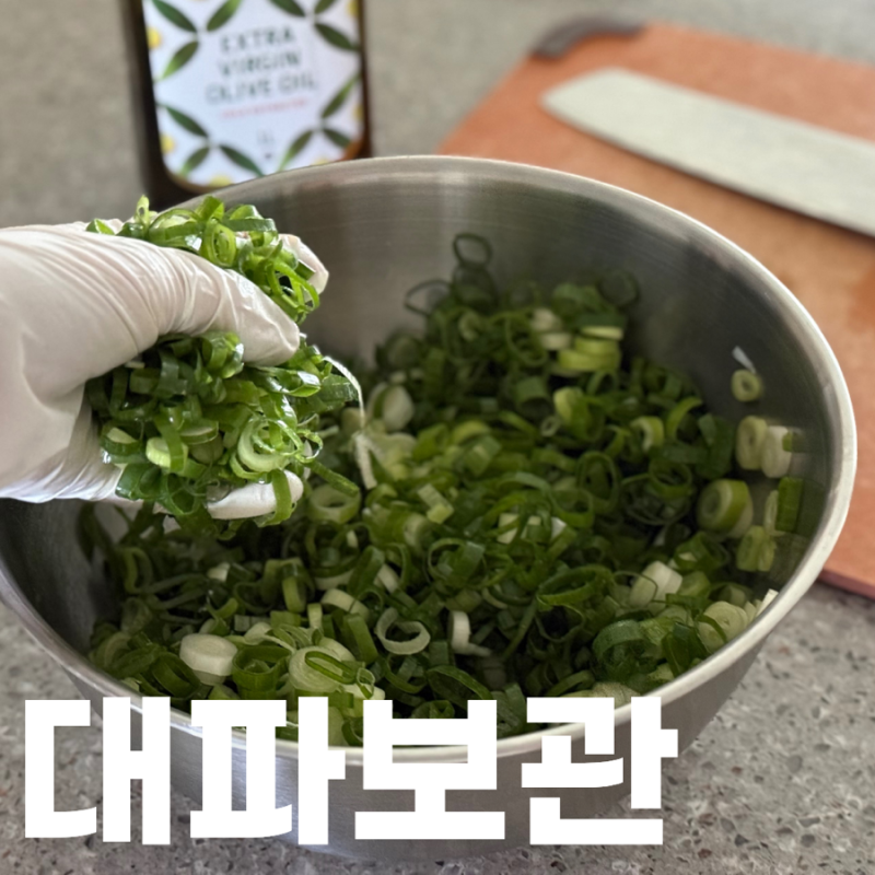 대파 냉동보관하는 방법