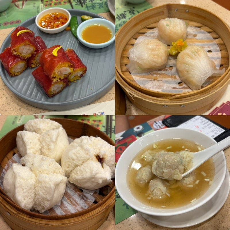 중국 상하이 상해 여행 딤섬, 홍미창펀 필수 맛집 점도덕 신천지점 방문 후기 (고덕지도, 꿀....