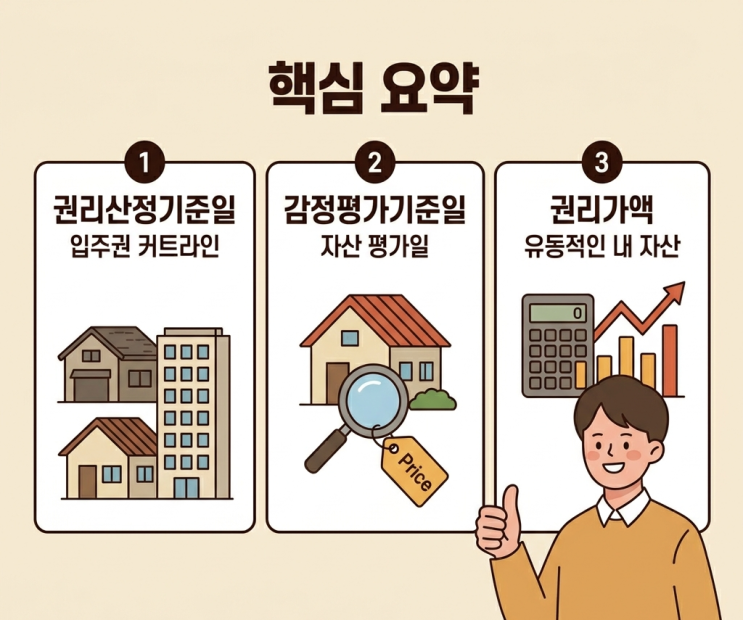  권리가액산정일 기준일 확인 초보자가 놓치기 쉬운 3가지 함정